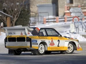 Audi Sport Quattro S1 Group B Rally Car 1985 года 